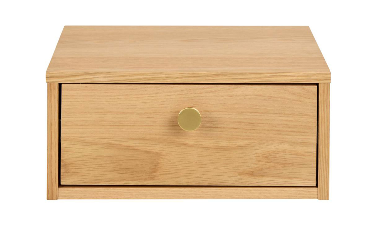 NIVO Sängbord Vägghängt Natur