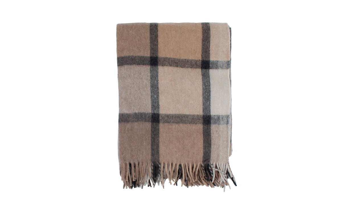 ASTOR Pläd Beige