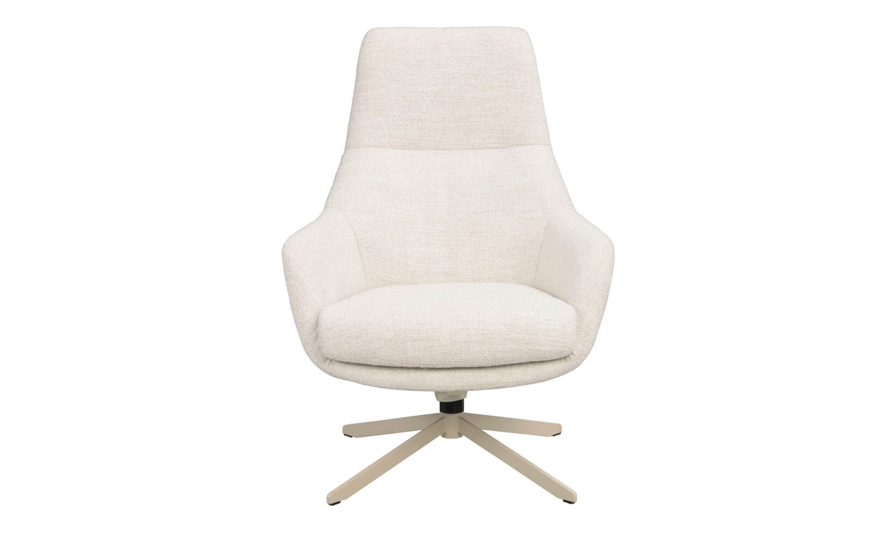 CONROE Snurrfåtölj Ljusbeige
