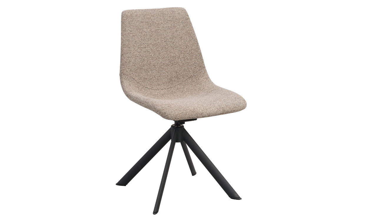 DUNMORE Snurrstol Mörkbeige