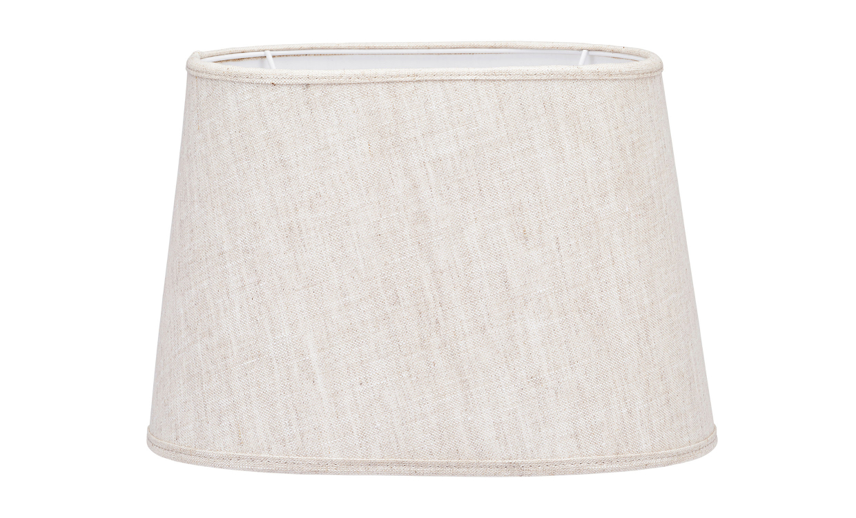 OMERA Lampskärm 27cm Lin/Vit