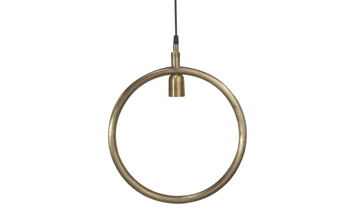 CIRCLE Taklampa Råmässing 35 cm