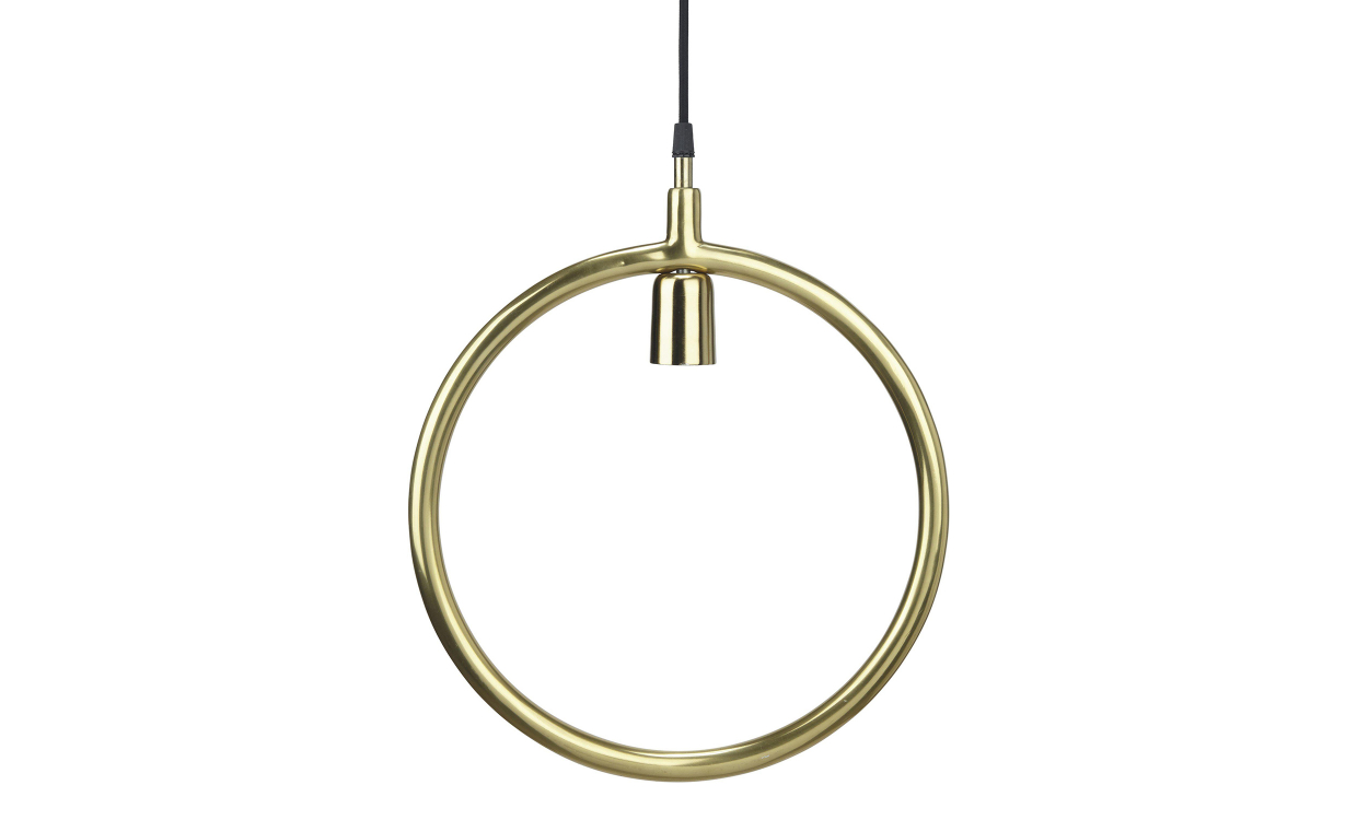 CIRCLE Taklampa Guld 35 cm