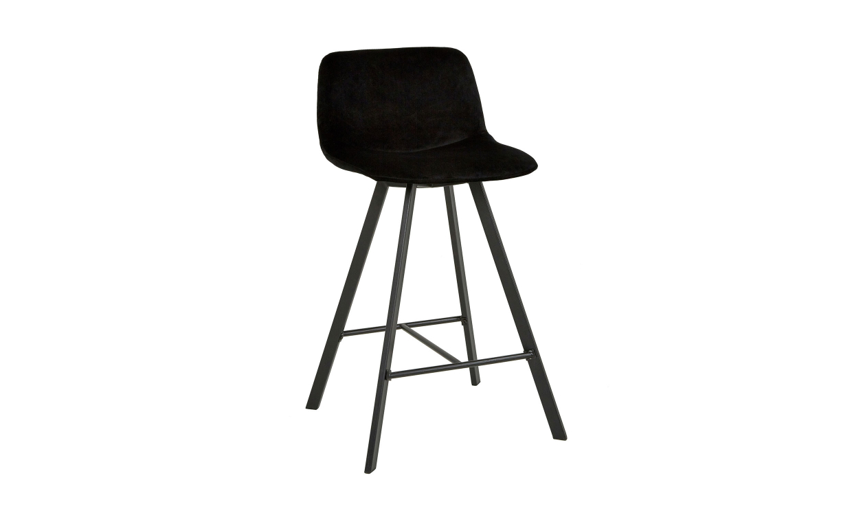 ELLA Barstol Velvet Svart ELLA Barstol Velvet Svart