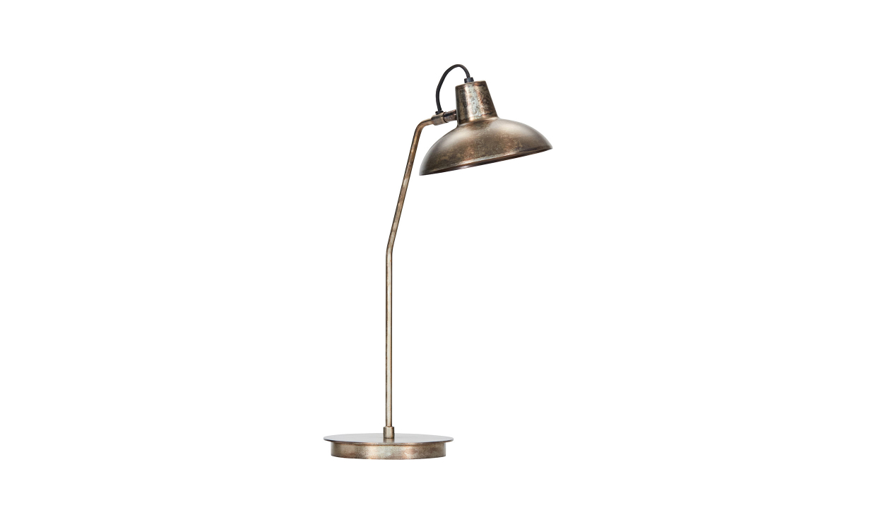 House Doctor DESK Bordslampa Antik Brun