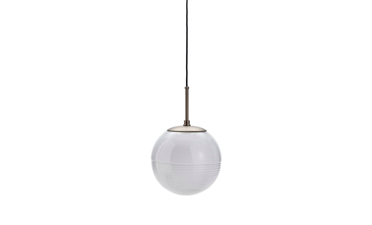 House Doctor HALDA Lampa Vit/Brun S