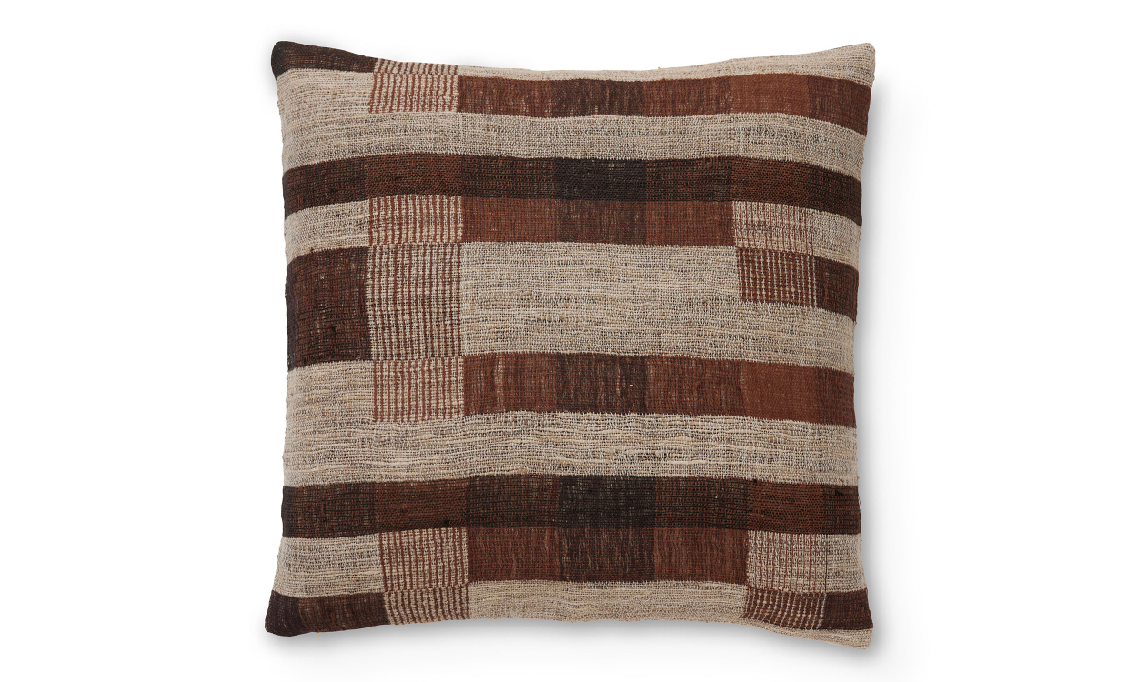 ANGELINE Kuddfodral 50x50 Beige/Brun