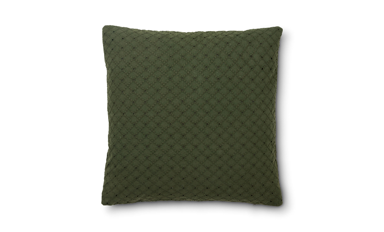 Jakobsdals NINA Kuddfodral 45x45 Olivgrön