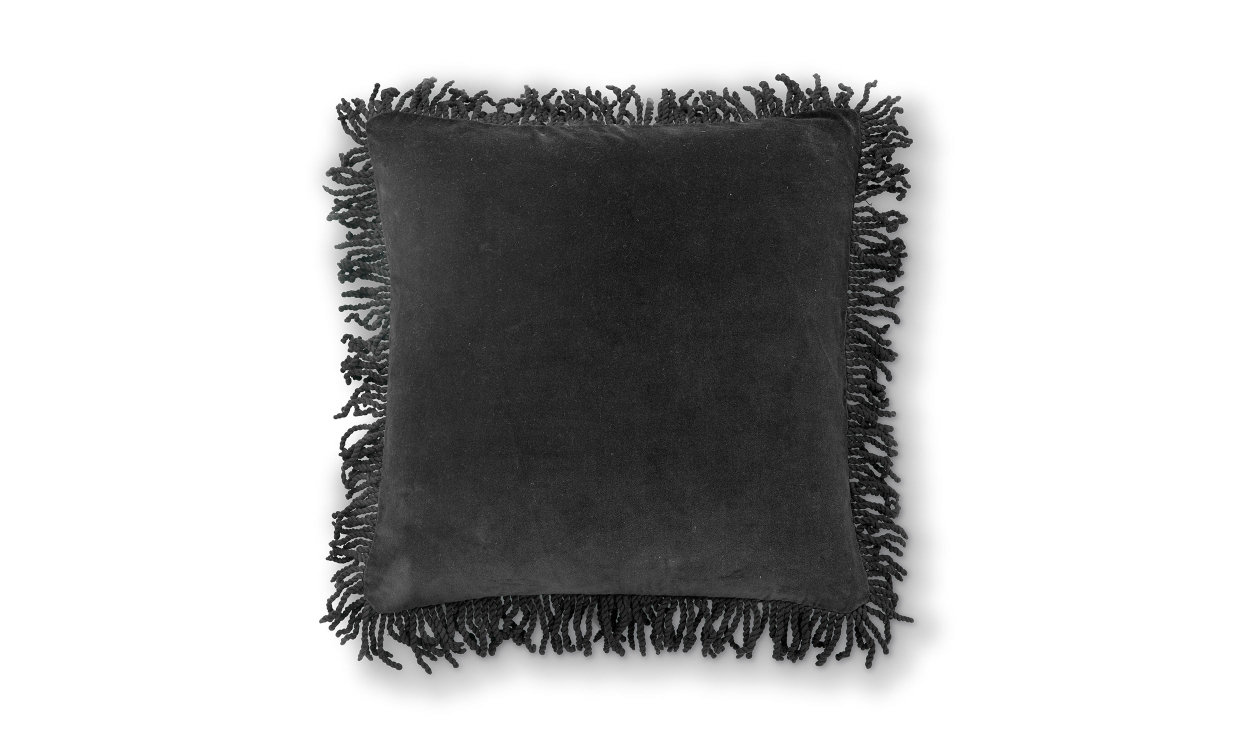 Jakobsdals FRILL Kuddfodral 50x50 Mörkgrå
