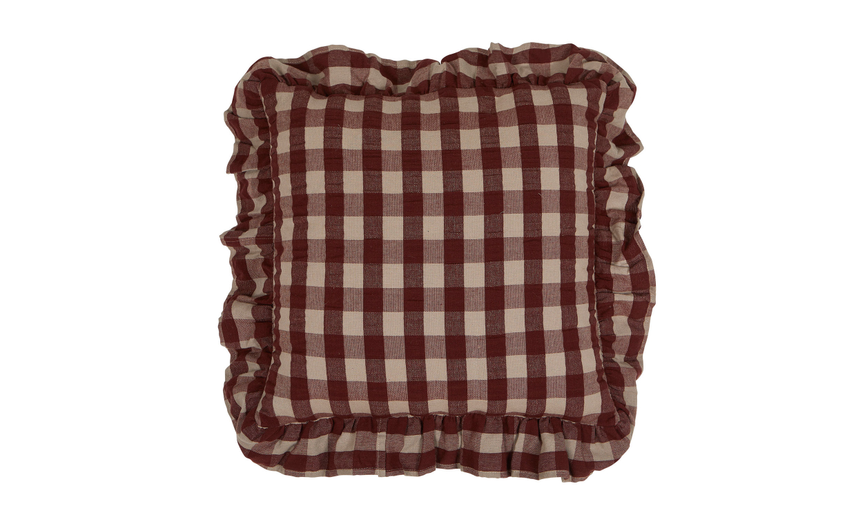 LILLI Kuddfodral 48x48 Vinröd