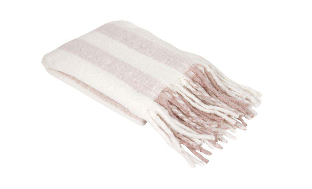 MIJA Pläd 130x170 Rosa