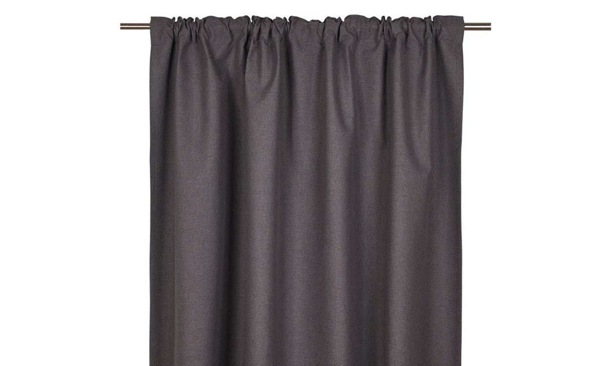 TOVA Mörkläggningsgardin 140x280 Grå