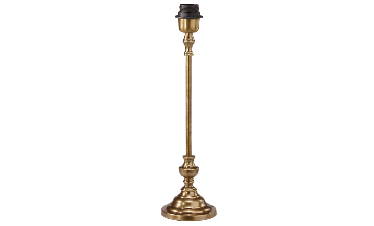 ANDREA Lampfot 58cm Antikmässing