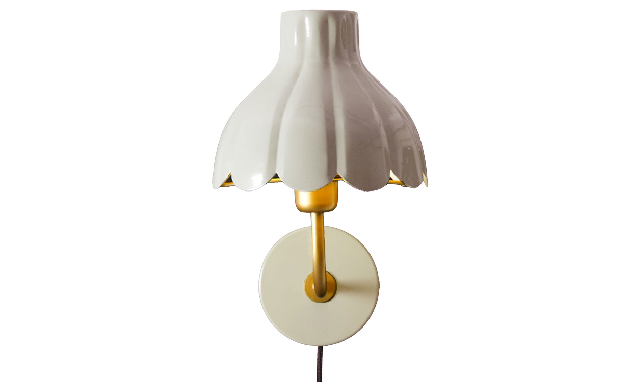 WELLS Vägglampa Beige 21cm