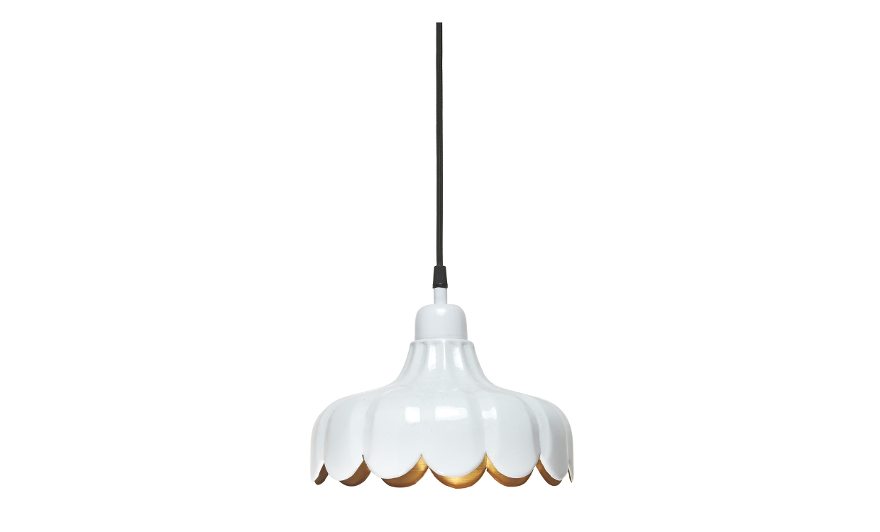WELLS Taklampa Vit 24cm