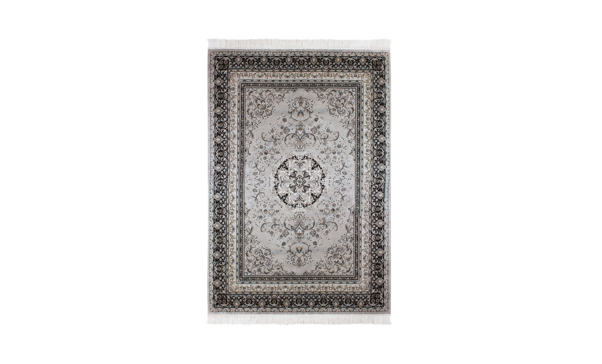 SoffaDirekt CASABLANCA Medallion 130×190 Silvergrå