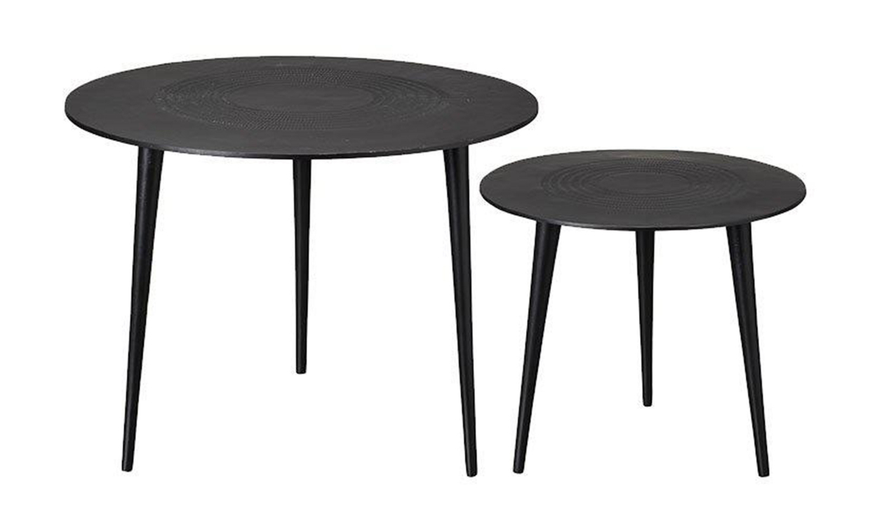 AGRA Bord 2-Set Svart