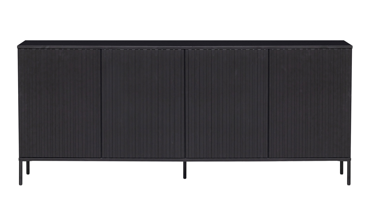 WOOOD NEW GRAVURE Sideboard Svart