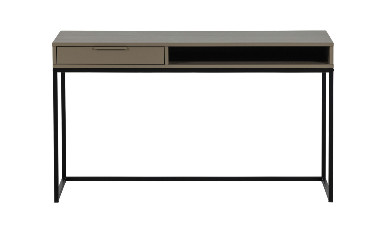 NORE Sidobord/Skrivbord Gråbrun