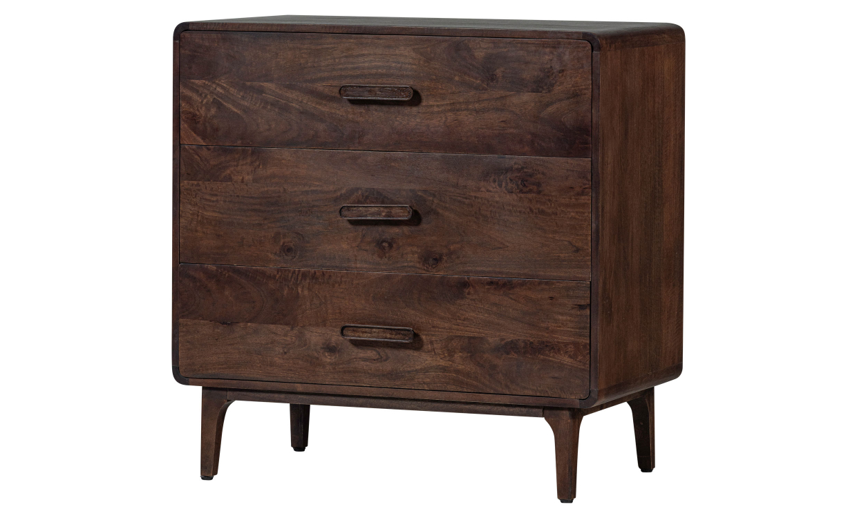 LIYA Byrå Mangoträ Mörkbrun