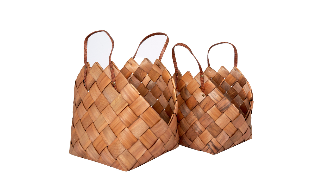 LEONA Korg 2-pack Natur