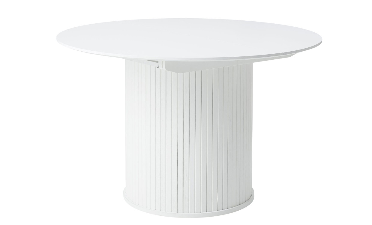 UNO Matbord 120-167 Vit