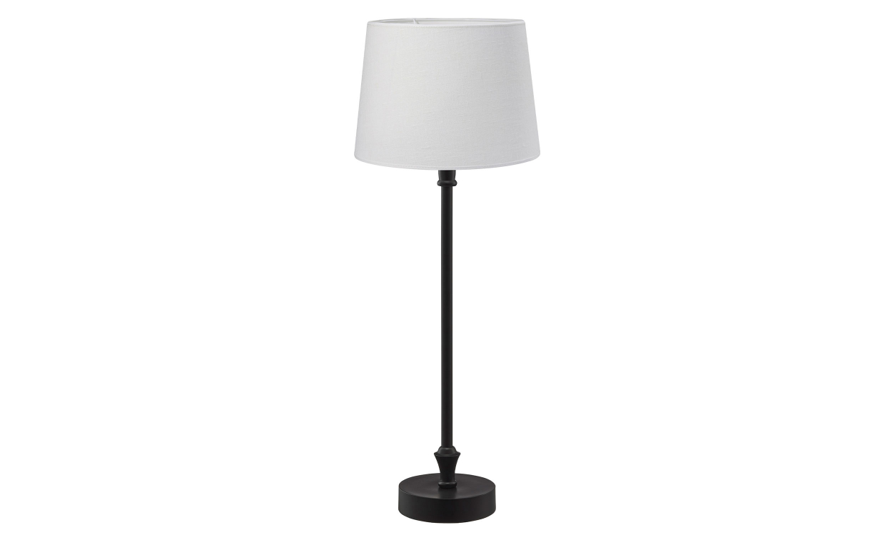 LIAM Bordslampa 59cm Svart/Vit