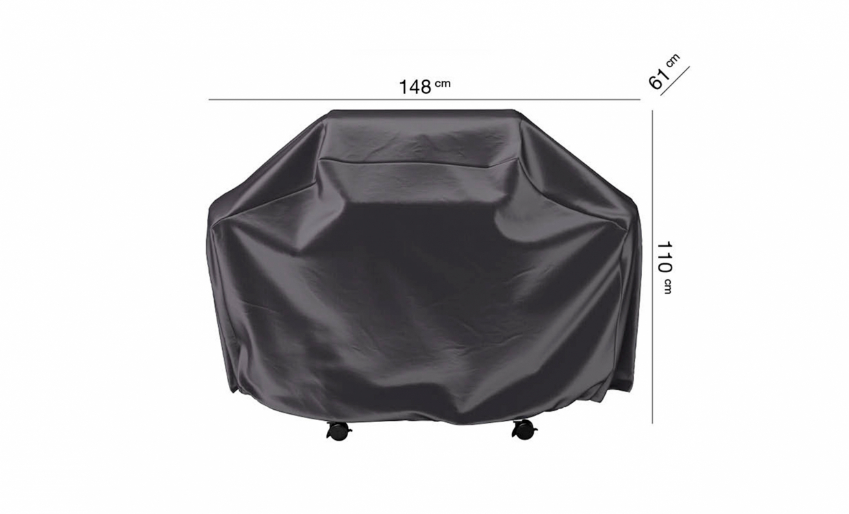 AEROCOVER Grillskydd 148x61x110 Antracit