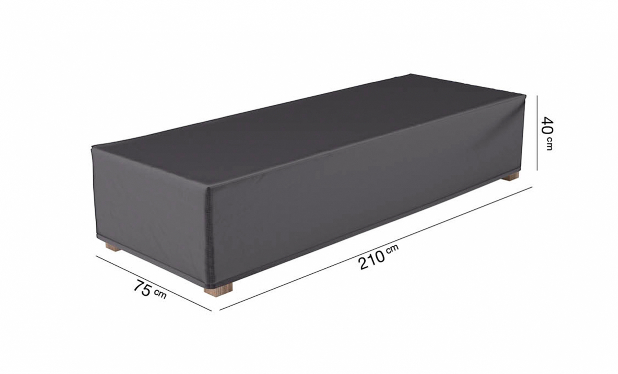 AEROCOVER Solbäddsskydd 210x75x40 Antracit