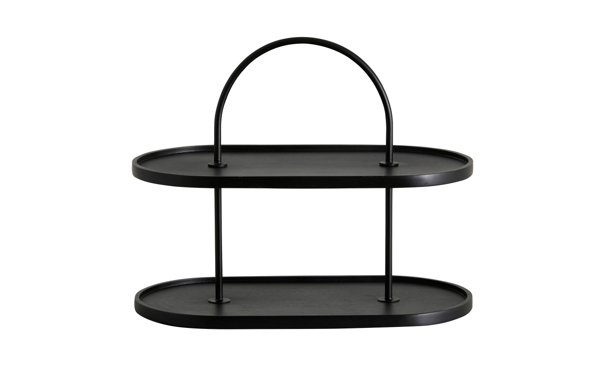 RUSSELL Våningsfat Svart