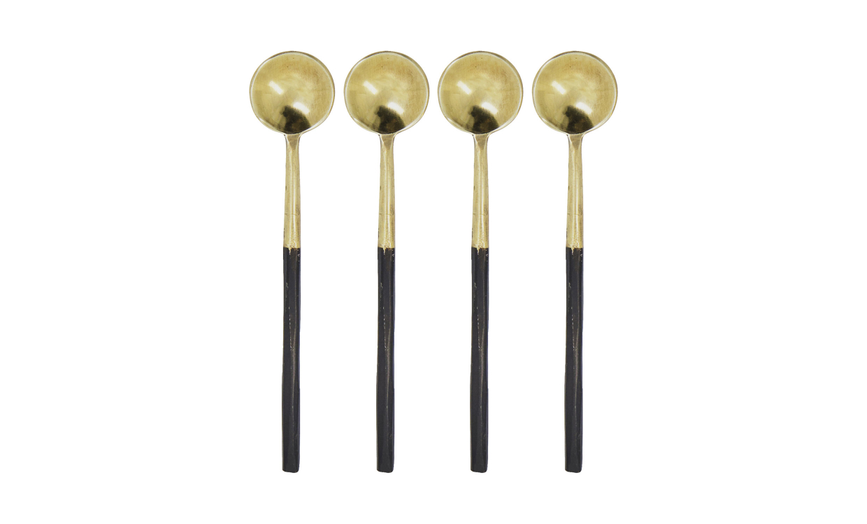 SPOON Köksredskap 4-pack Antik mässing
