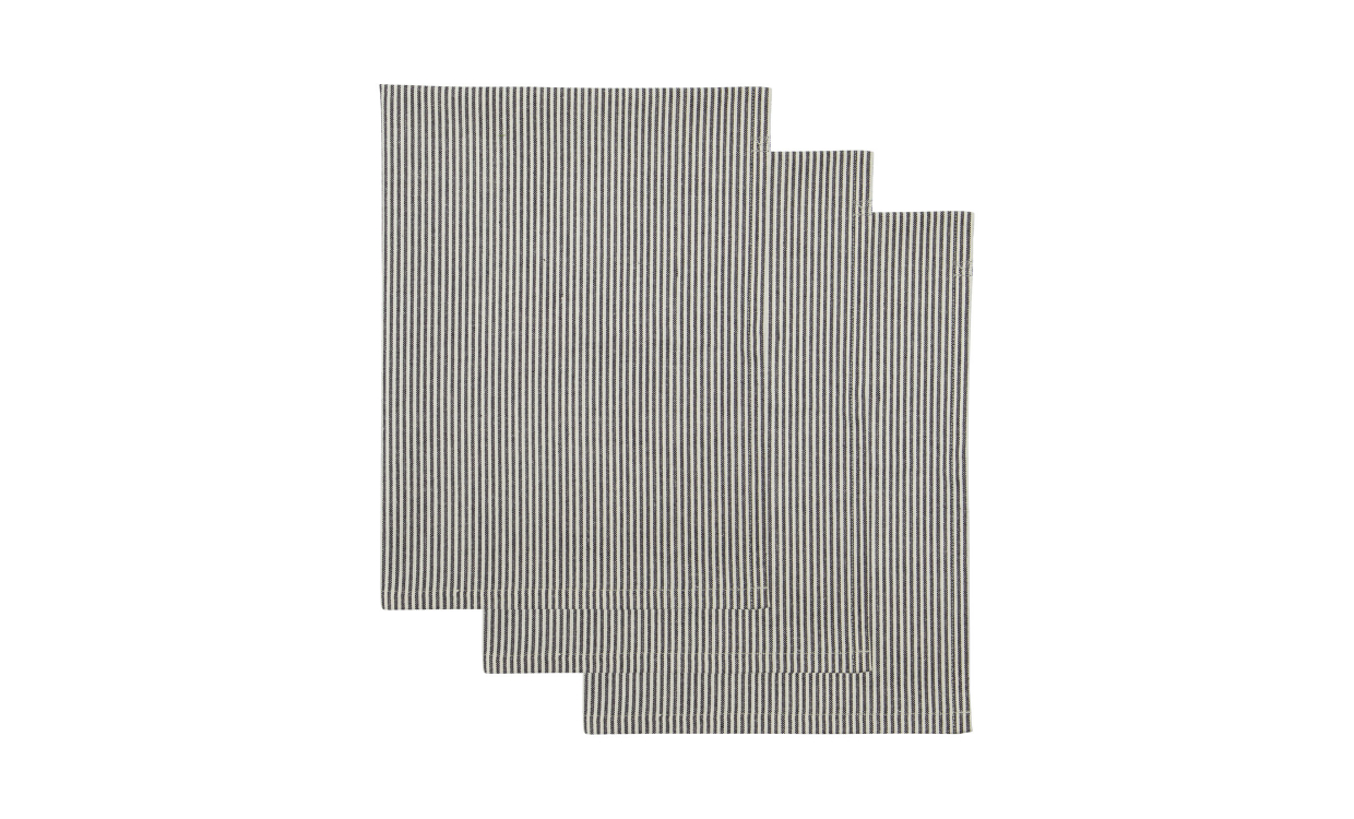 COOK Kökshandduk 3-pack Mörkgrå