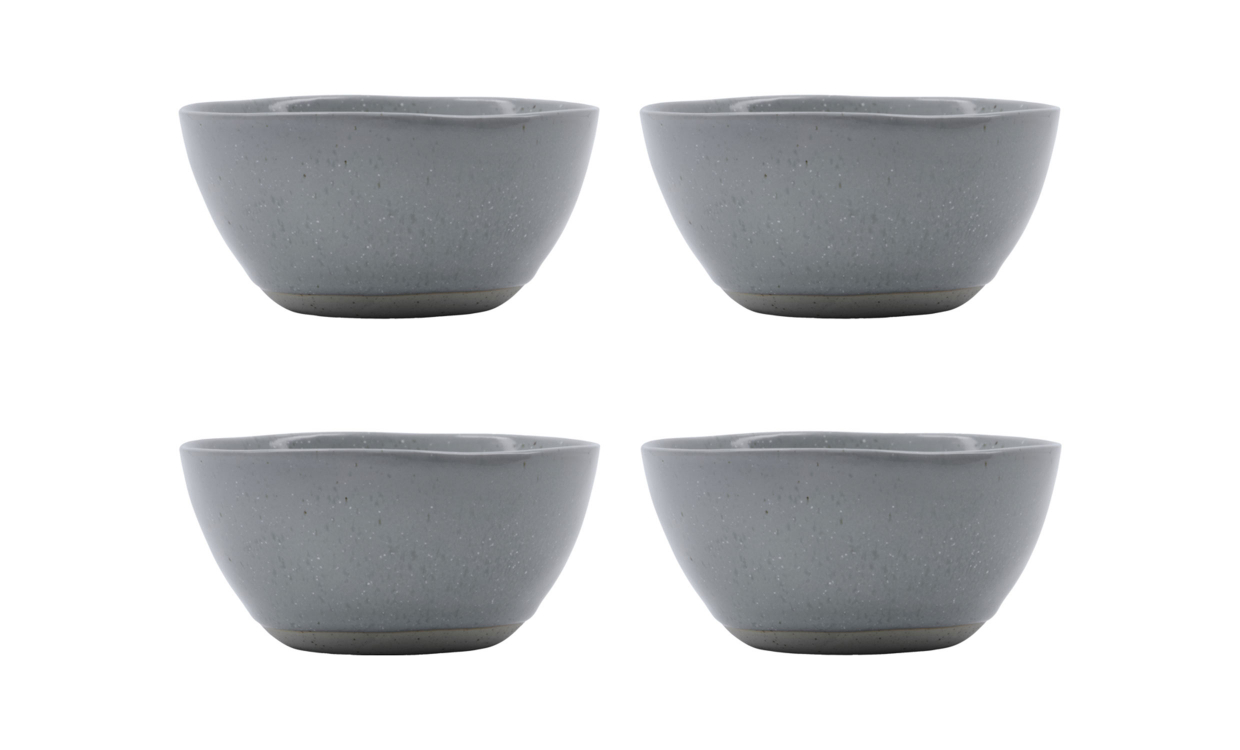 VIDA Skål 4-pack 330ml Ljusblå