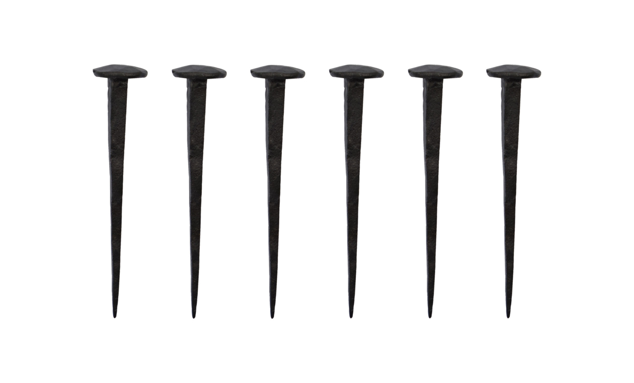 WALL Spikkrokar 6-pack Svart