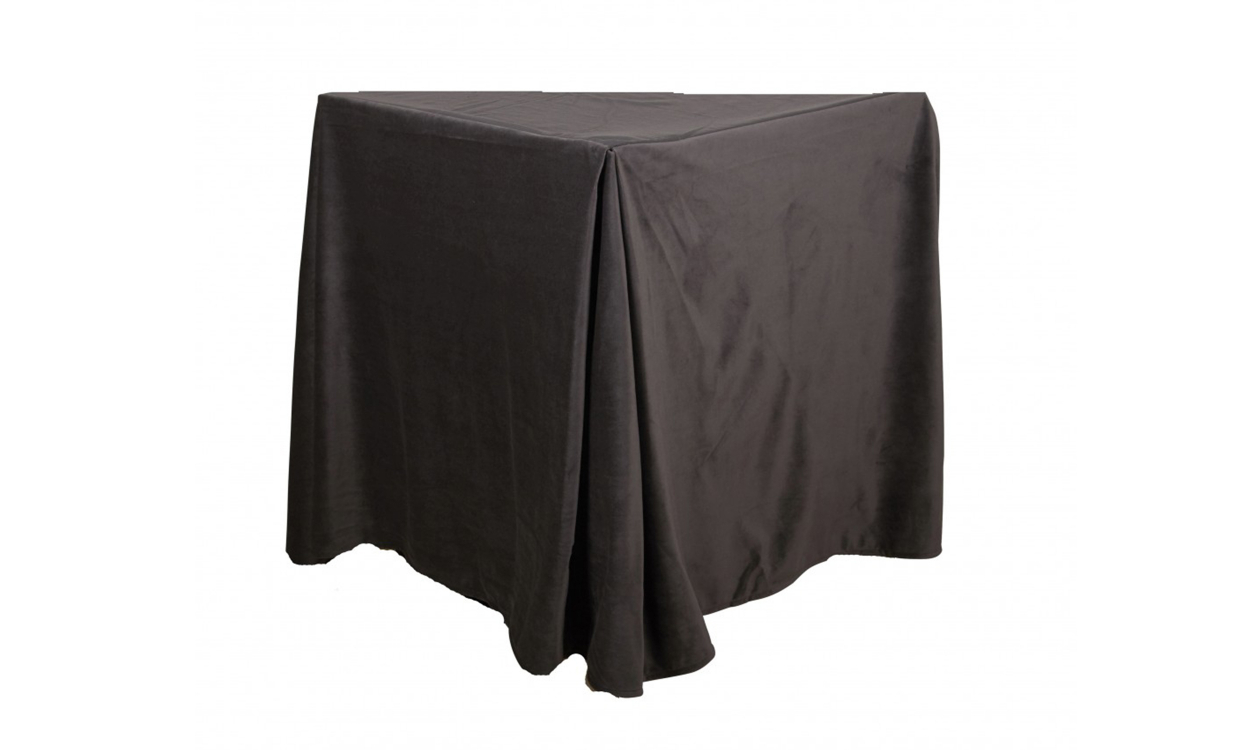 INEZ Sängkappa Velvet 120x45x200 Mörkgrå