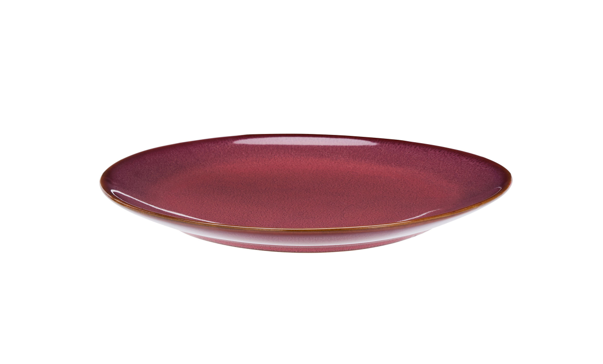 TALLRIK Stengods 21cm Plommon