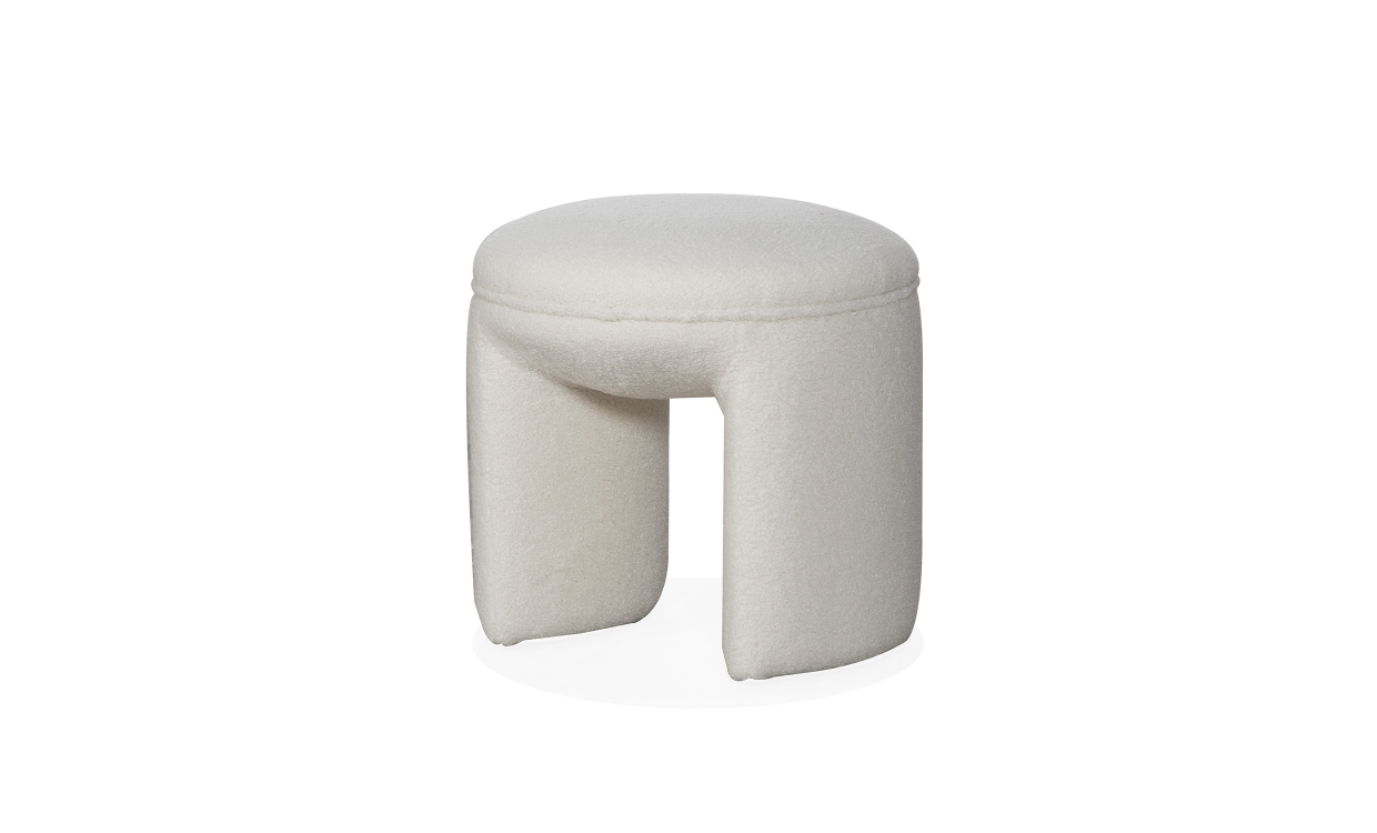 SoffaDirekt LE-BON Pall Teddy Offwhite