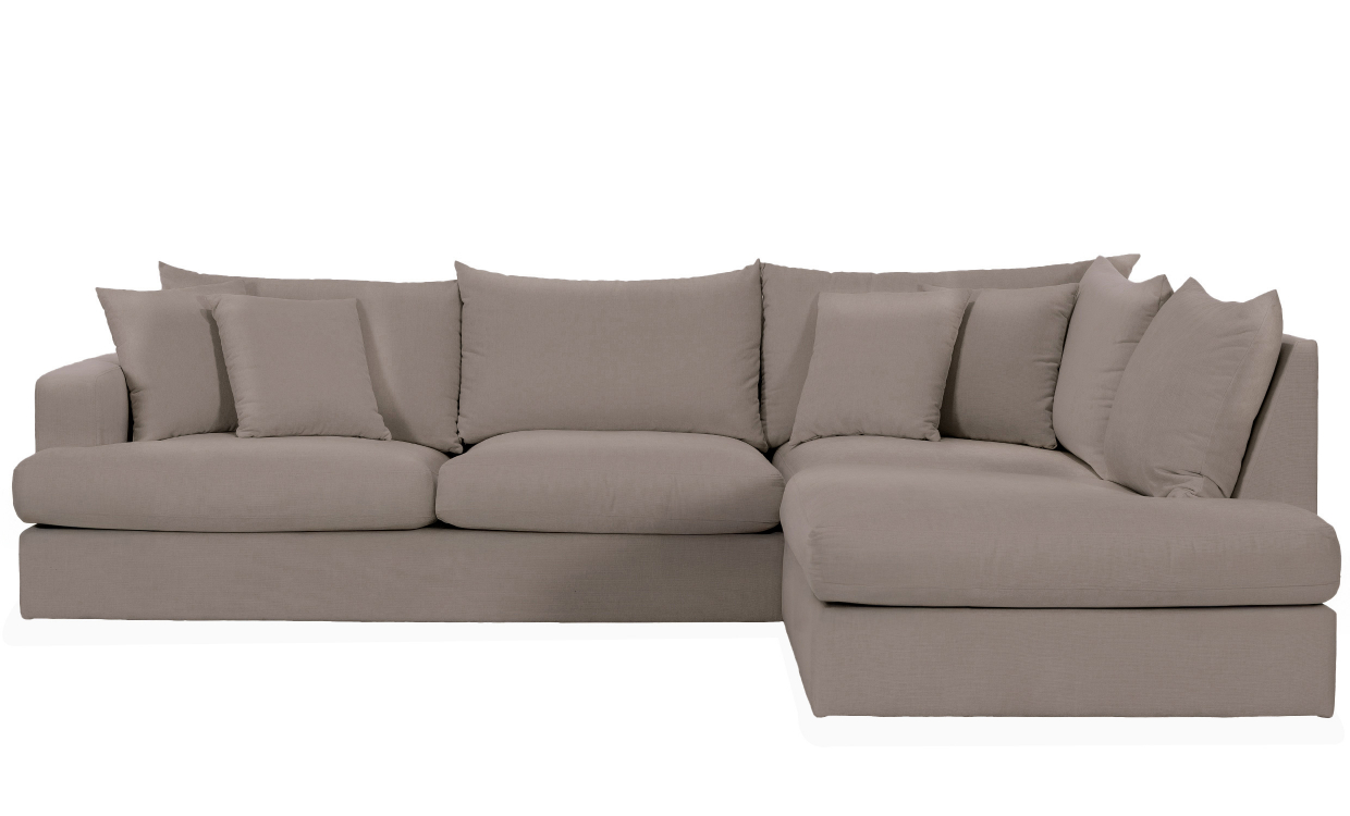 BOLNUEVO L-Soffa Höger Mullvad