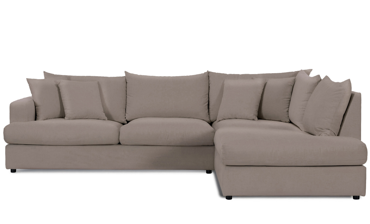 BOLNUEVO L-Soffa Höger Mullvad