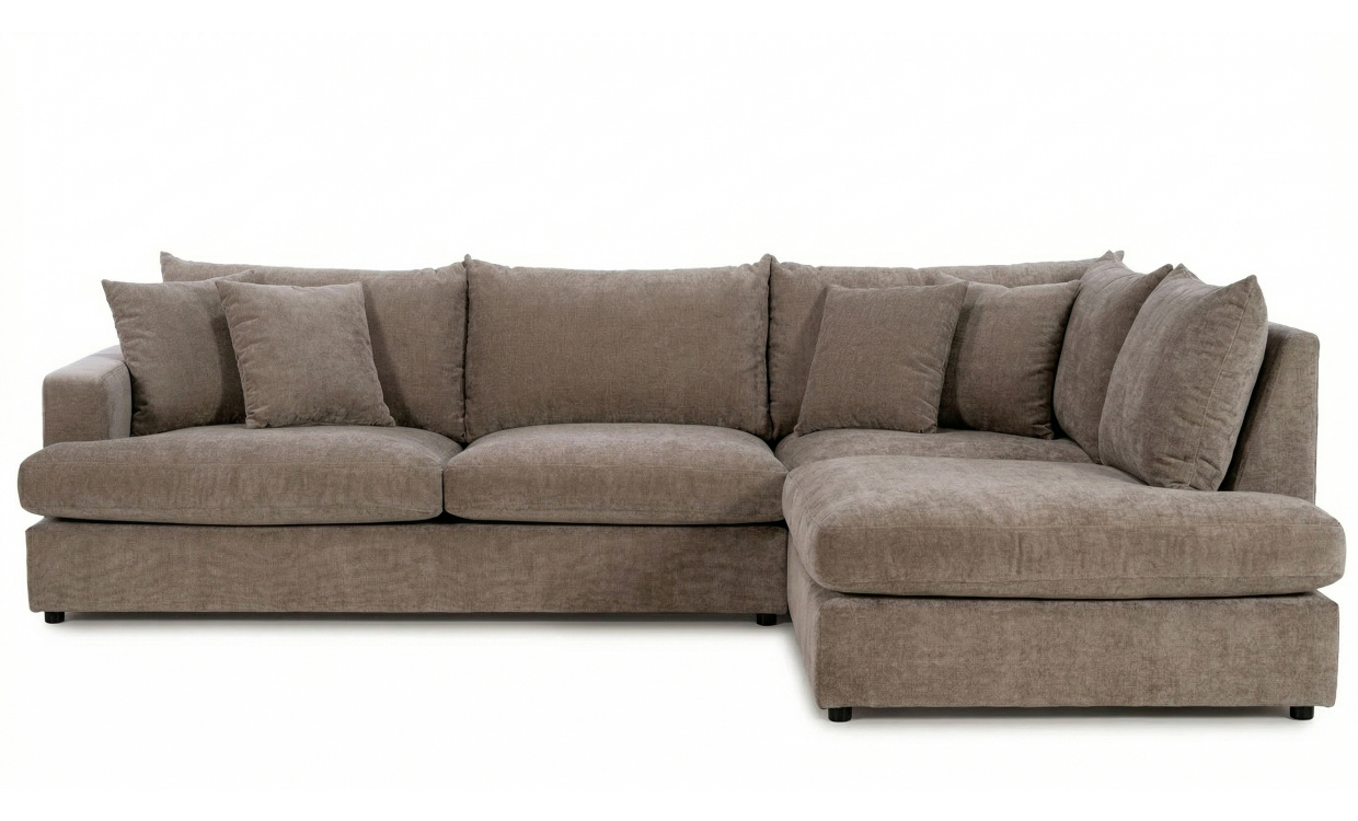 BOLNUEVO L-Soffa Höger Mullvad