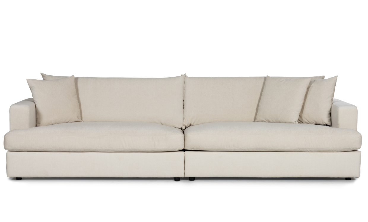 BOLNUEVO 4-sitssoffa Beige