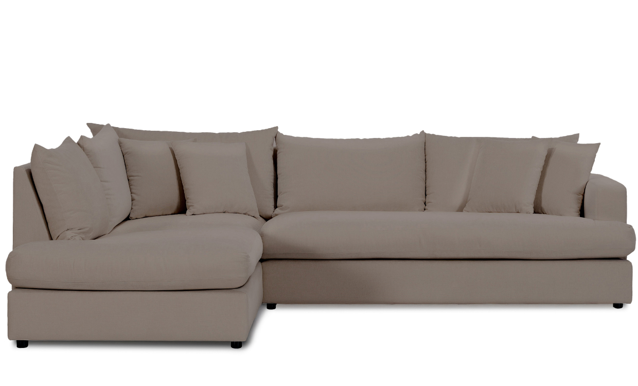 BOLNUEVO L-Soffa Vänster Hel Dyna Mullvad
