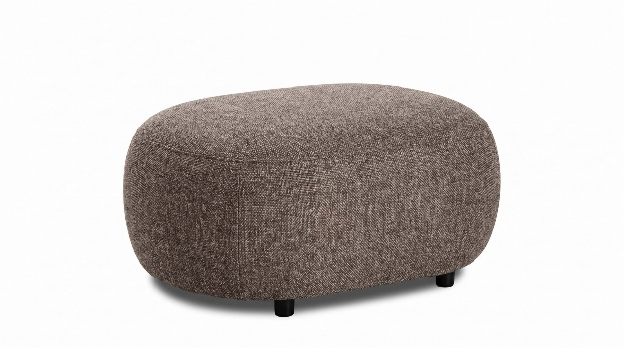 CALELLA Fotpall Mörkbeige