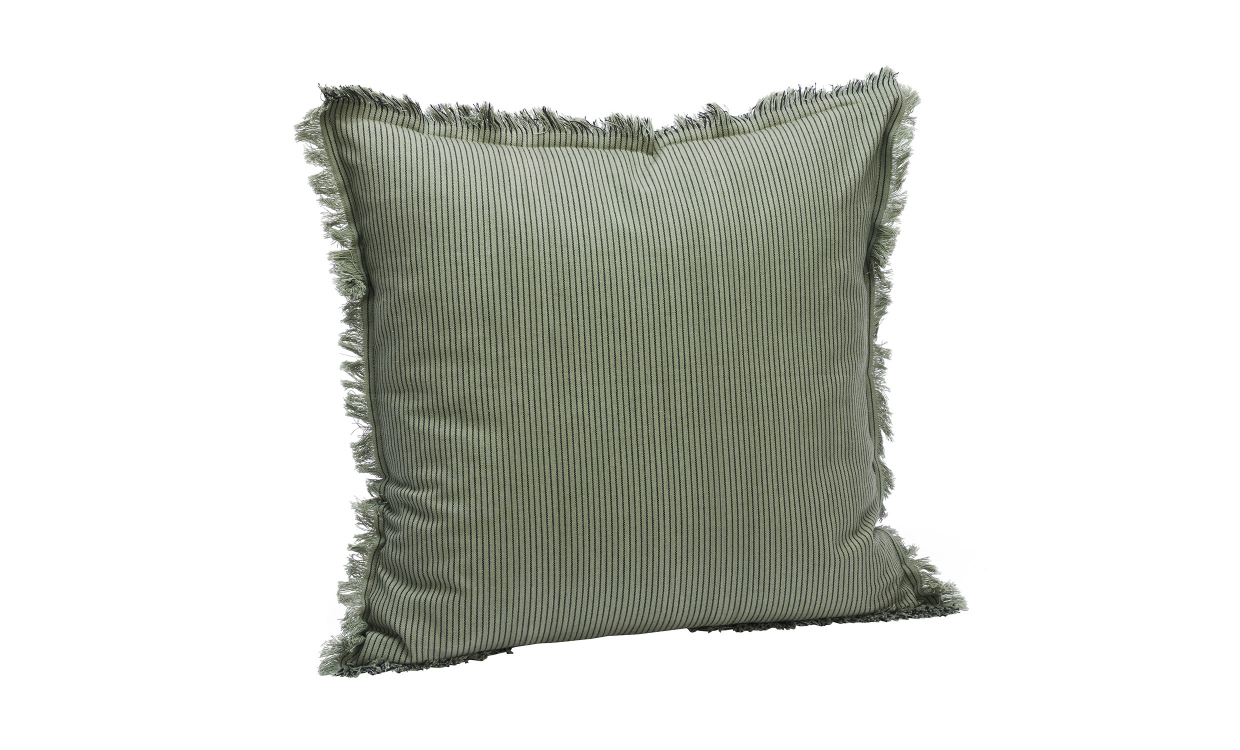 KUDDFODRAL Randig 50x50 Grön