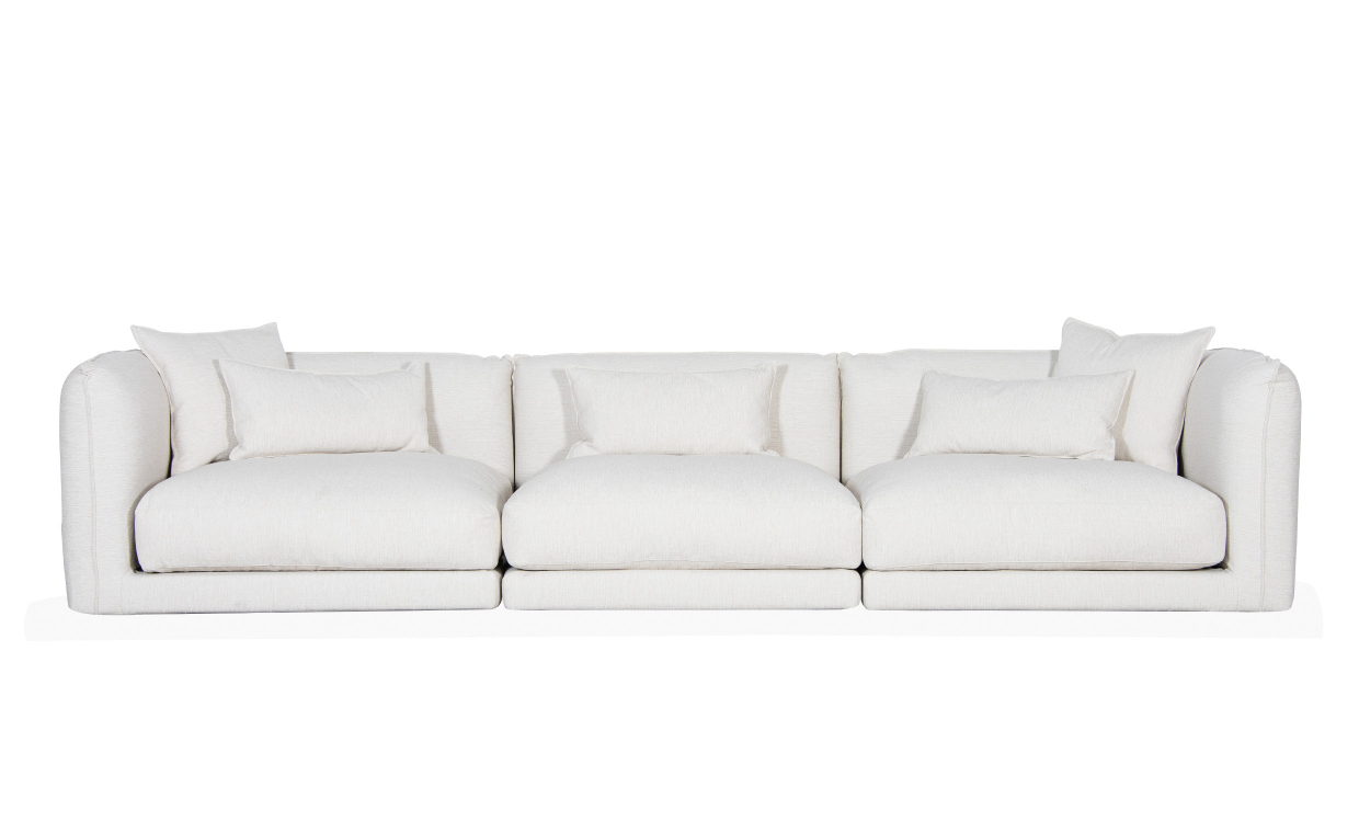 SoffaDirekt BROKLYN Modulsoffa 4-sits Offwhite