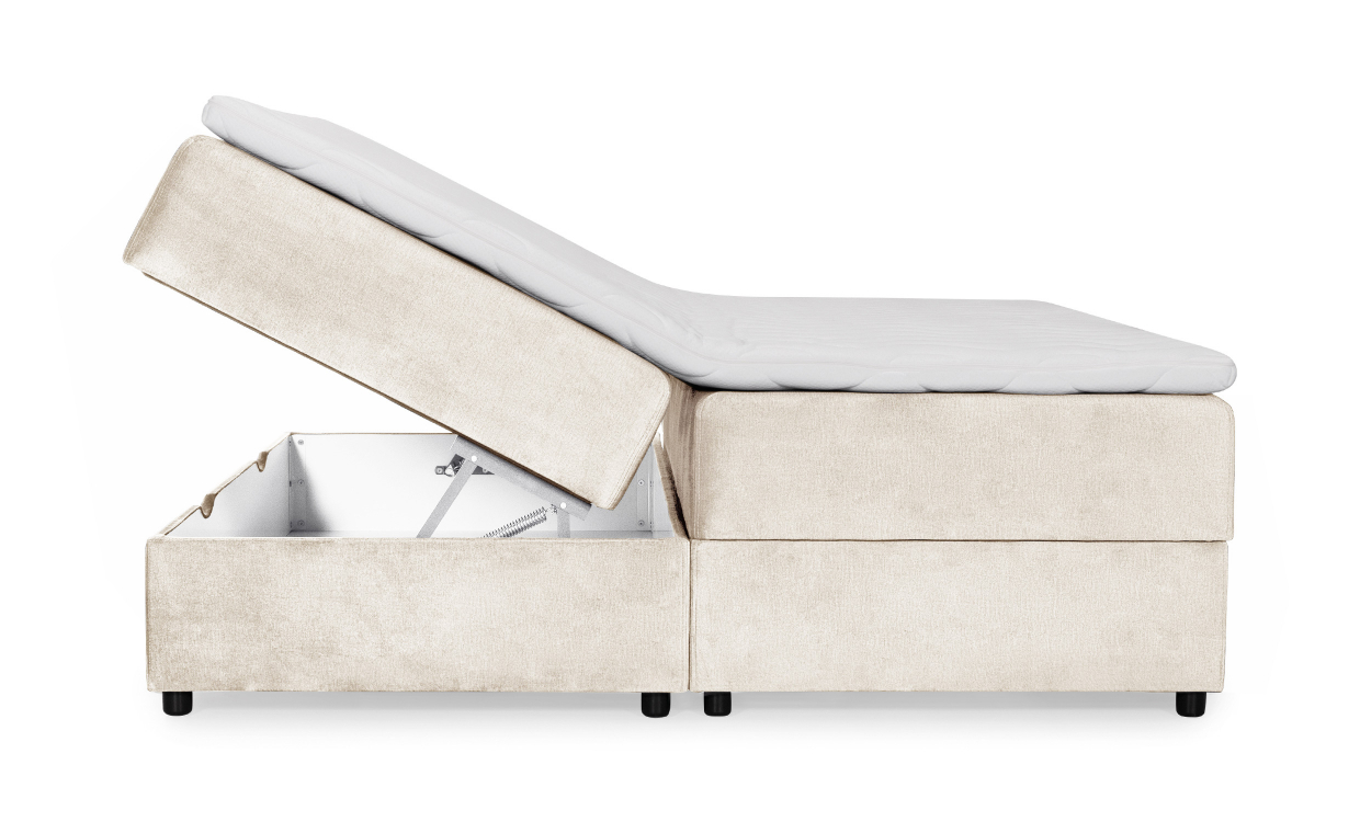 SoffaDirekt DANVIK 160 Boxsäng Beige