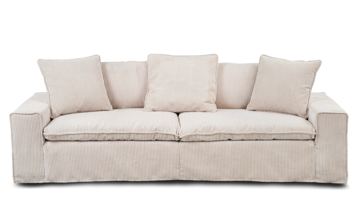 DOVER Grand Deluxe 4-sitssoffa Manchester Offwhite