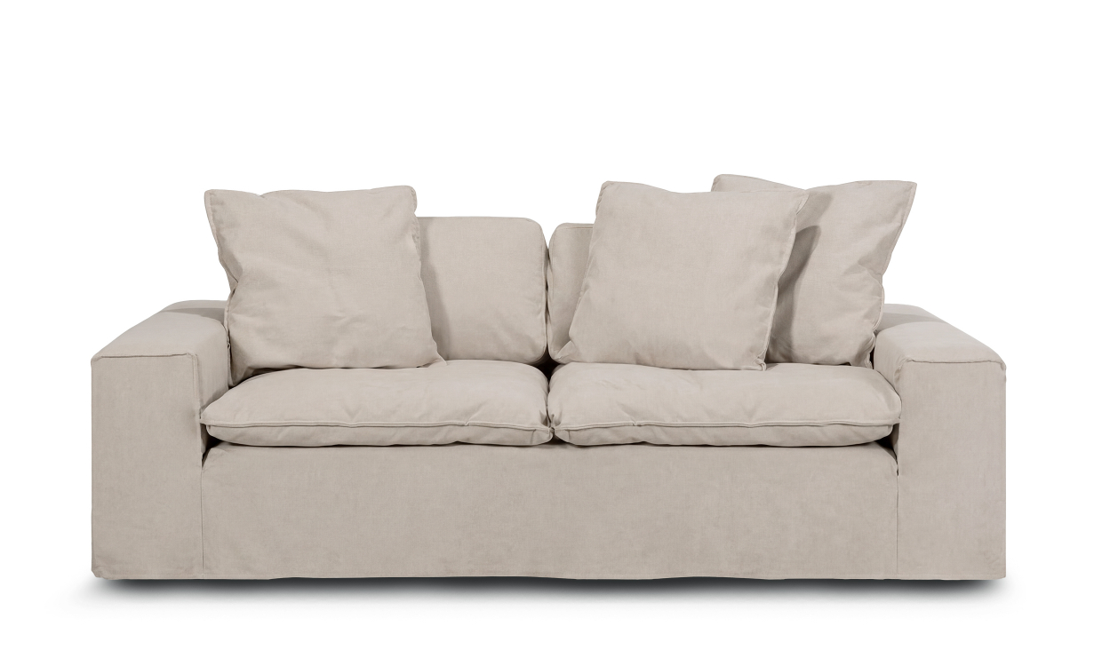 DOVER Grand Deluxe 3-sitssoffa Linnebeige