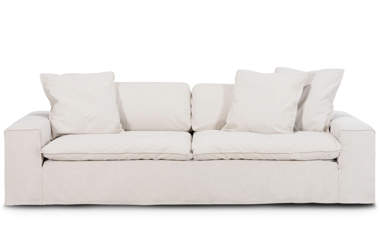 DOVER Grand Deluxe 4-sitssoffa Sandbeige
