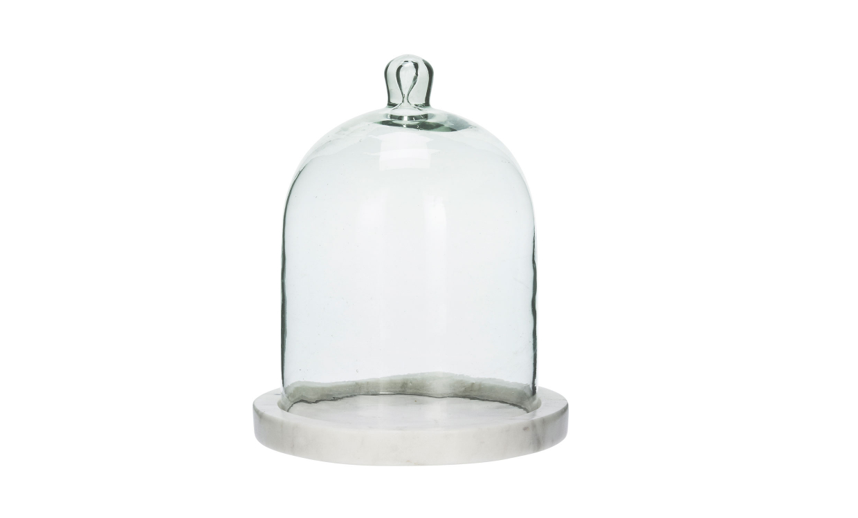 GLASKUPA Med Marmor